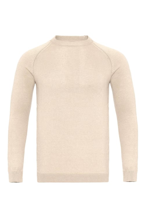 Crew Neck Slim Fit Knitwear Sweater