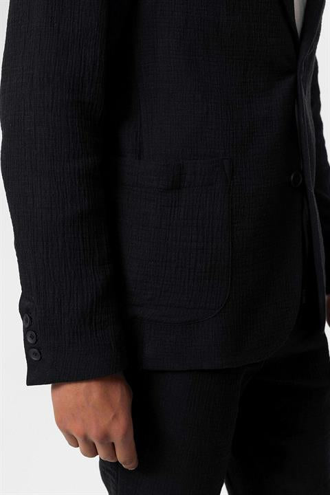 Unlined Men's Blazer Jacket With Bag Pockets