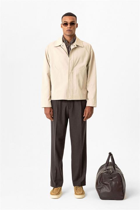 Crop Fit Spring Men's Coat