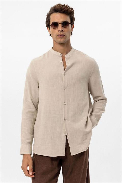 Judge Collar Woven Men's Shirt