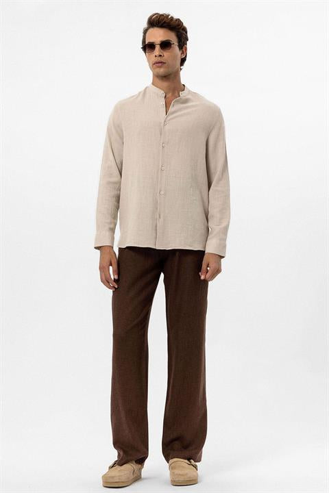 Judge Collar Woven Men's Shirt