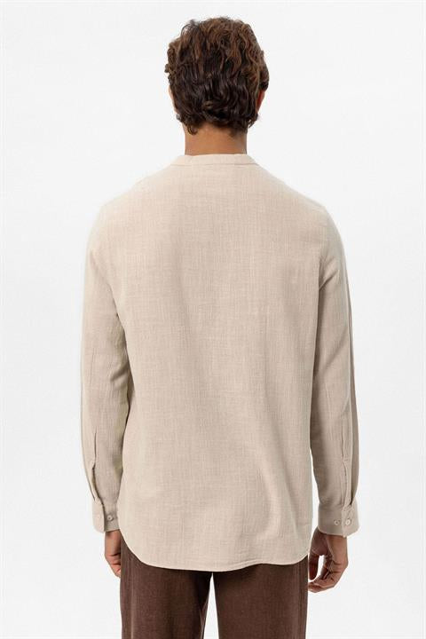 Judge Collar Woven Men's Shirt