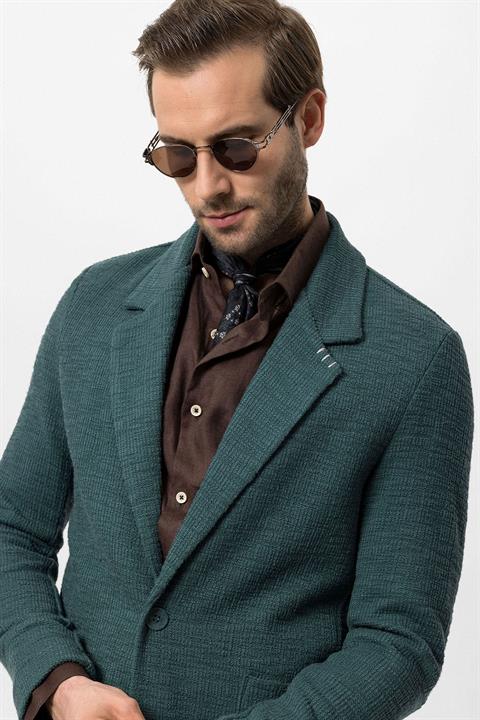 Textured Unlined Men's Jacket