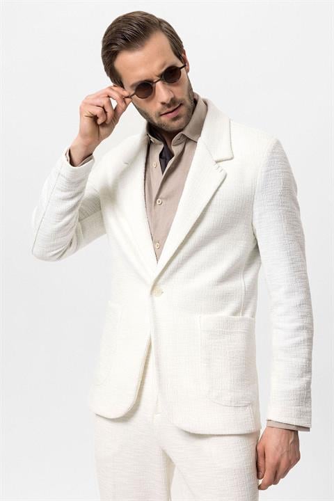 Textured Unlined Men's Jacket