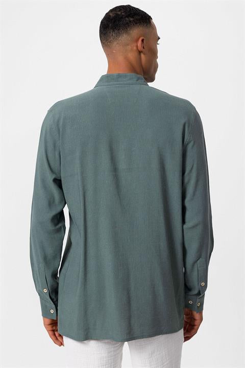 Judge Collar Long Sleeve Men's Shirt