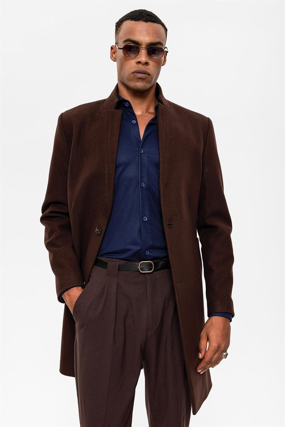 Judge Collar Men's Coat