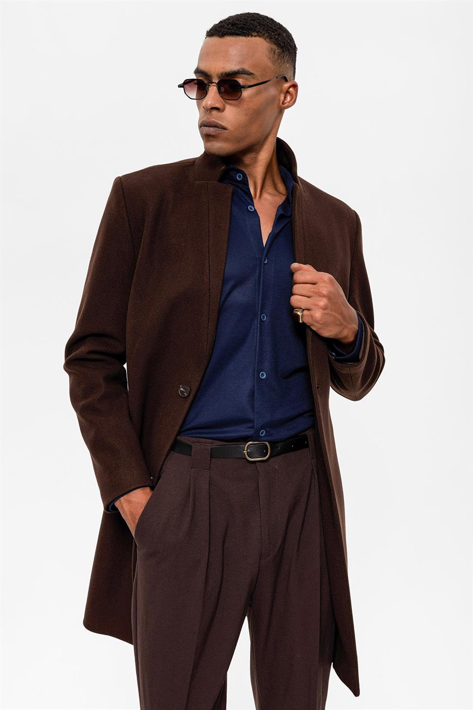 Judge Collar Men's Coat