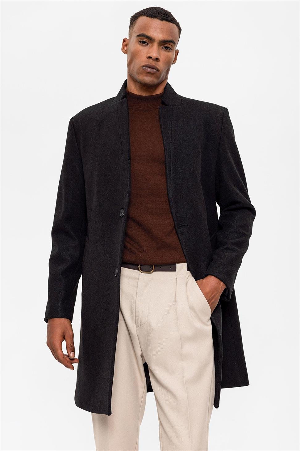 Judge Collar Men's Coat