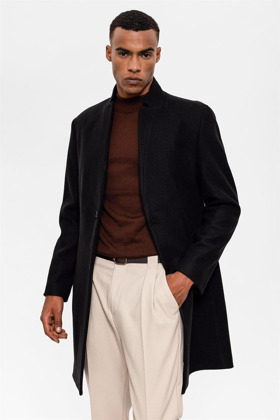 Judge Collar Men's Coat