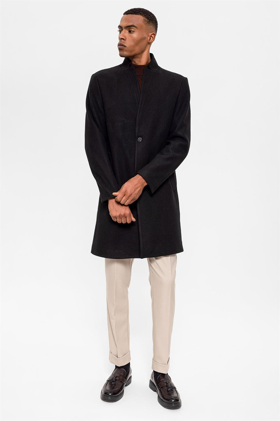 Judge Collar Men's Coat