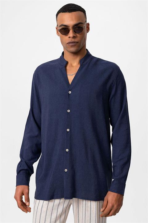 Judge Collar Long Sleeve Men's Shirt