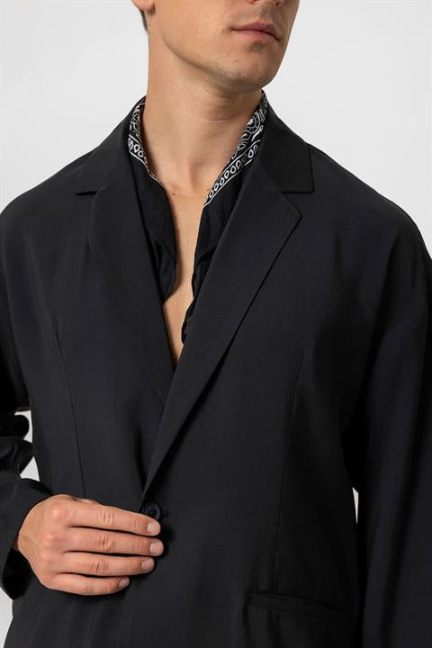 Oversized Unlined Men's Blazer Jacket