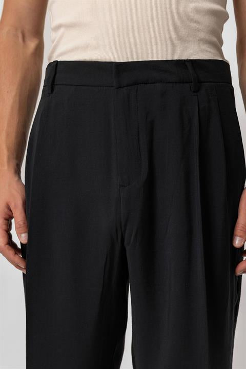 High Waist Pleated Baggy Men's Pants